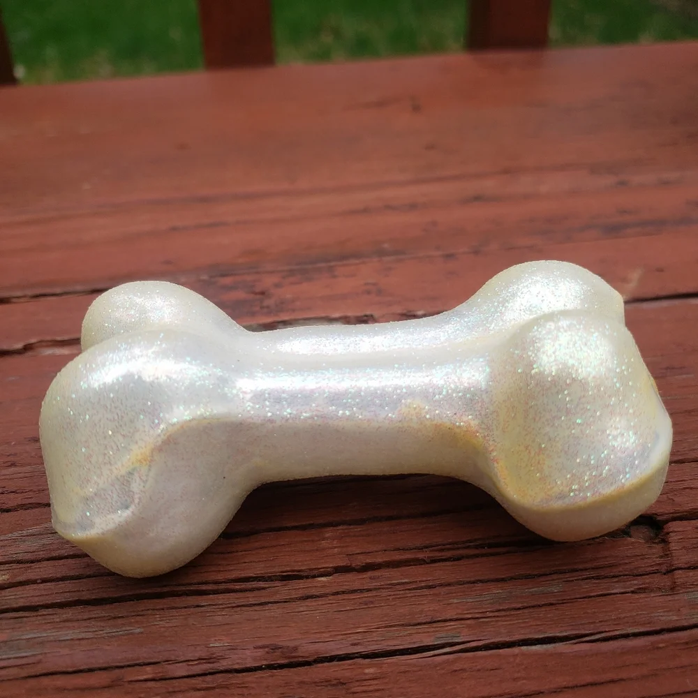 Joy To The World Collectibles Dog Bone Glass Christmas Ornament - 3.5
